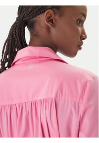 LOLA CASADEMUNT Sukienka koszulowa LS2616140 Różowy Relaxed Fit. Kolor: różowy. Materiał: bawełna. Typ sukienki: koszulowe #5