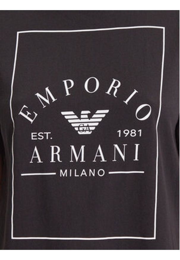 Emporio Armani Underwear T-Shirt EW000553 AF10887 UC001 Czarny Loose Fit. Kolor: czarny. Materiał: bawełna