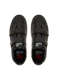 Love Moschino - LOVE MOSCHINO Sneakersy JA15325G0NIA600A Czarny. Kolor: czarny. Materiał: skóra #5