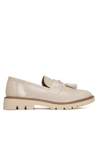 Clara Barson Loafersy WS6387-01 Beżowy. Kolor: beżowy. Materiał: skóra