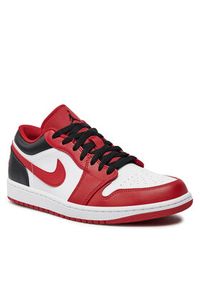 Nike Buty Air Jordan 1 Low 553558 163 Czerwony. Kolor: czerwony. Materiał: skóra. Model: Nike Air Jordan #3