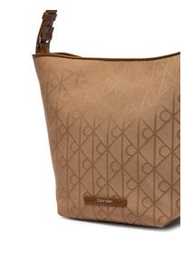 Calvin Klein Torebka Emblem Aop Jacquard Camera Bag LV04F3535G Brązowy. Kolor: brązowy #6