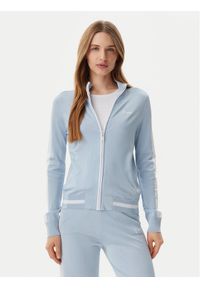 Guess Bluza V5GQ01Z3D60 Niebieski Regular Fit. Kolor: niebieski. Materiał: wiskoza #1