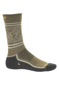 Skarpety trekkingowe męskie Viking Boosocks Heavy Bamboo Man. Kolor: wielokolorowy, czarny, zielony