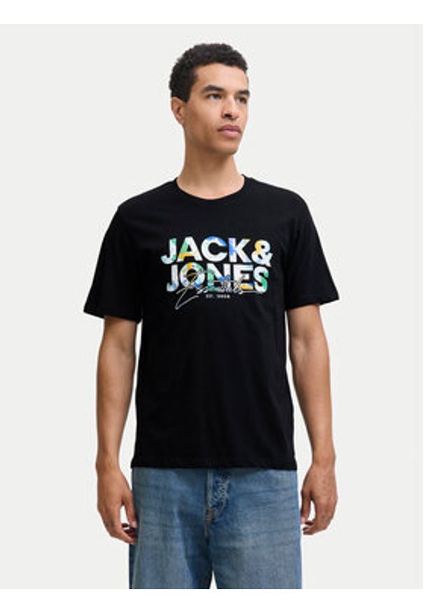 Jack & Jones Komplet t-shirtów Geplas 12288303 Kolorowy Regular Fit. Materiał: bawełna. Wzór: kolorowy