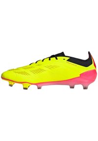Adidas - Buty piłkarskie adidas Predator Elite Fg M IF5441 żółte. Zapięcie: sznurówki. Kolor: żółty. Materiał: syntetyk, materiał. Szerokość cholewki: normalna. Sport: piłka nożna