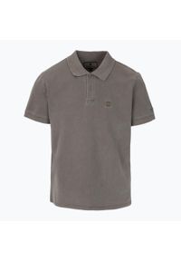 PITBULL - Koszulka polo męska Pitbull Washed Polo. Typ kołnierza: polo. Kolor: brązowy