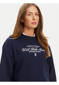 U.S. Polo Assn. Bluza WUP1352 Granatowy Regular Fit. Typ kołnierza: polo. Kolor: niebieski. Materiał: bawełna, syntetyk #3