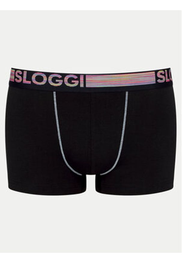 Sloggi Komplet 2 par bokserek 10218485 Czarny. Kolor: czarny. Materiał: bawełna