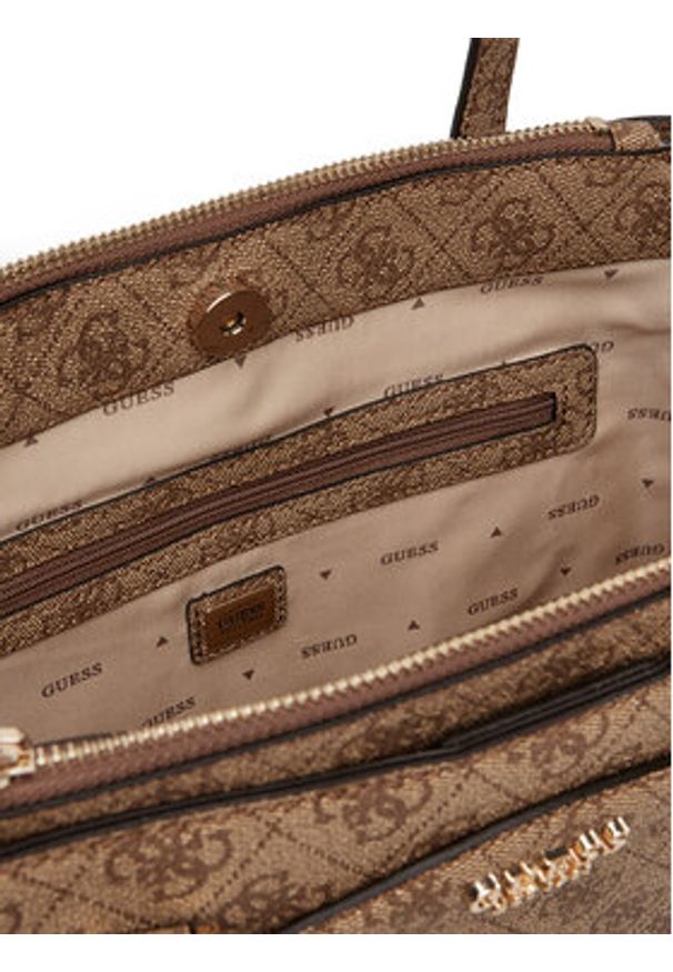 Guess Torebka Katya HWSG96 52230 Brązowy. Kolor: brązowy. Materiał: skórzane