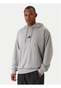 Adidas - adidas Bluza Essentials Feel Cozy JE3851 Szary Regular Fit. Kolor: szary. Materiał: bawełna #1