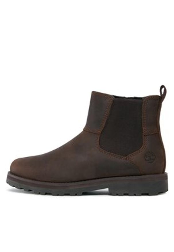Timberland Trzewiki Courma Kid Chelsea TB0A28PY9311 Brązowy. Kolor: brązowy. Materiał: skóra