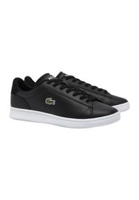 Buty męskie do tenisa Lacoste Carnaby Set black. Kolor: czarny. Sport: tenis