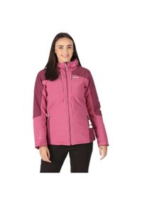 Regatta - Kurtka turystyczna zimowa damska Highton ze stretchem. Kolor: różowy. Sezon: zima. Sport: turystyka piesza #1