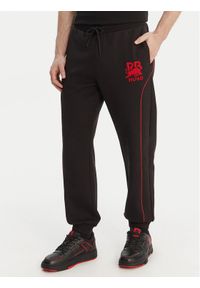 Hugo - HUGO Spodnie dresowe Dusson_RB 50559707 Czarny Relaxed Fit. Kolor: czarny. Materiał: bawełna #1