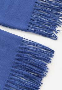 Renee - Granatowy Szalik Monelle. Kolor: niebieski. Materiał: tkanina, wiskoza, bawełna. Wzór: gładki, jednolity #2
