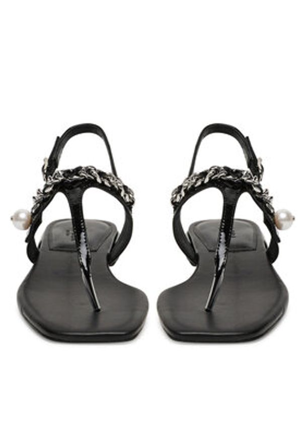 Badura Sandały DAHLIA-V1328-215-1 Czarny. Kolor: czarny. Materiał: skóra, lakier