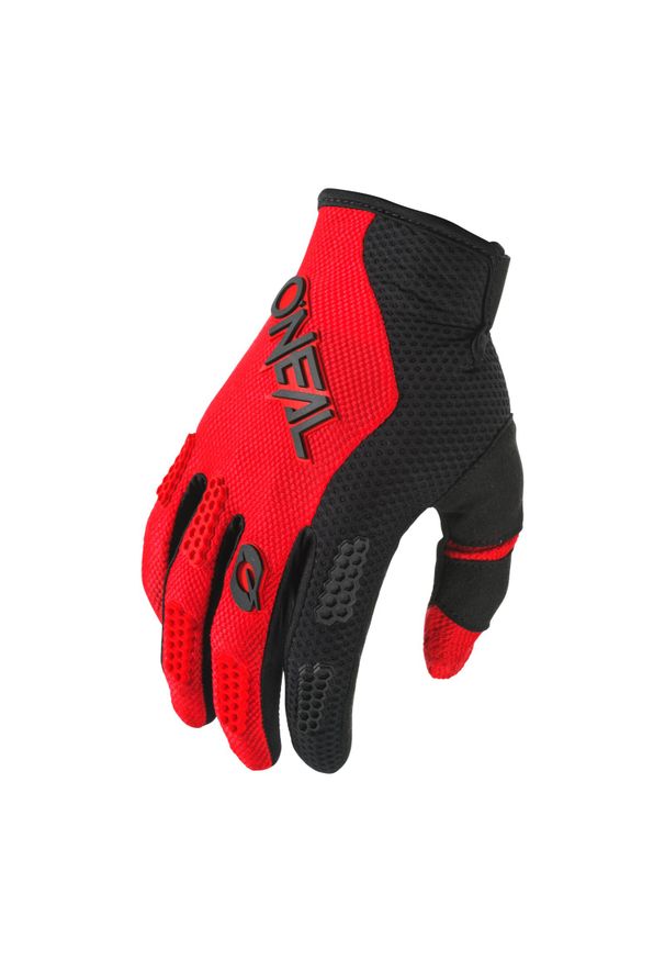 O'NEAL - Rękawiczki rowerowe mtb męskie O'neal Element. Kolor: czarny, czerwony, wielokolorowy. Sport: kolarstwo