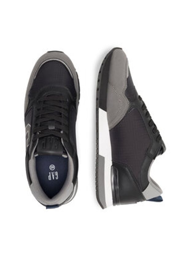 GAP - Gap Sneakersy GAF002F5SMBKPWGP Czarny. Kolor: czarny. Materiał: materiał