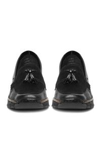 Rieker Półbuty 53771-00 Czarny. Kolor: czarny. Materiał: materiał, syntetyk #6