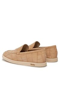 Max Mara Lordsy Softloafer 24145212316 Beżowy. Kolor: beżowy. Materiał: nubuk, skóra