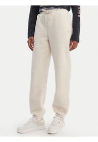 Roxy Spodnie dresowe Waves Of Warmths ERJNP03674 Écru Regular Fit. Materiał: syntetyk #1