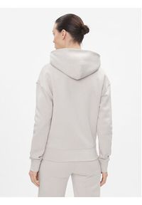 Calvin Klein Bluza Metallic Micro Logo K20K206960 Beżowy Relaxed Fit. Kolor: beżowy. Materiał: syntetyk, bawełna #2