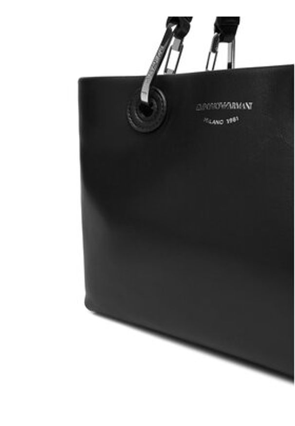 Emporio Armani Torebka EW000361 AF18673 UC001 Czarny. Kolor: czarny. Materiał: skórzane