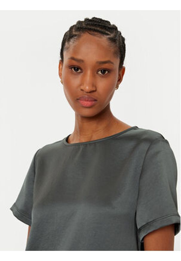 Weekend Max Mara T-Shirt Amburgo 2515941051 Czarny Regular Fit. Kolor: czarny. Materiał: syntetyk