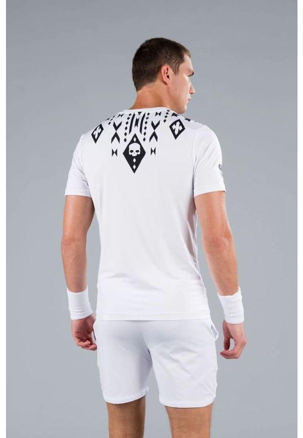 HYDROGEN - Koszulka męska Hydrogen TRIBAL TECH TEE. Kolor: biały, wielokolorowy, czarny