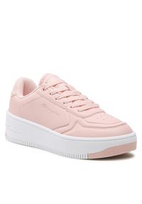 Champion Sneakersy Rebound 2.0 Platform S11473-PS013 Różowy. Kolor: różowy. Materiał: skóra. Obcas: na platformie