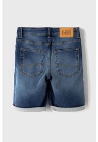 Jack & Jones Szorty jeansowe dziecięce kolor granatowy. Okazja: na co dzień. Kolor: niebieski. Materiał: jeans. Styl: casual #3