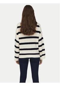 JDY Sweter Justy 15264902 Beżowy Regular Fit. Kolor: beżowy. Materiał: syntetyk #4