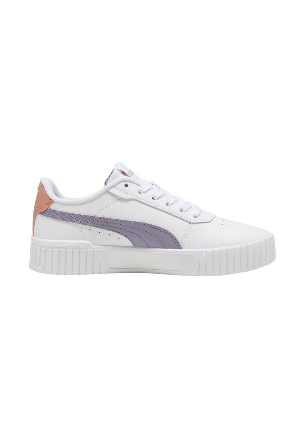Buty dla dzieci Puma Carina 2.0 Jr. Kolor: biały, wielokolorowy, fioletowy. Sezon: lato