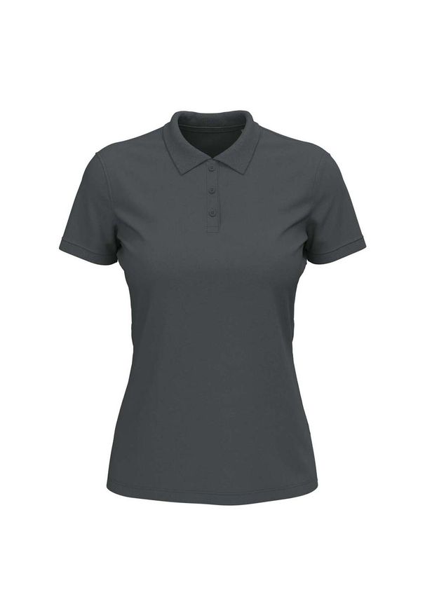 Stedman - Damska Koszulka Polo Lux. Typ kołnierza: polo. Kolor: szary