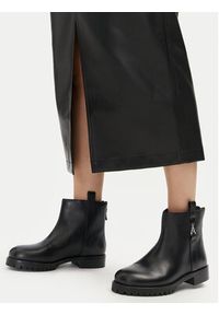 Patrizia Pepe Botki 8Y0104/L034-FB30 Czarny. Kolor: czarny. Materiał: skóra #6