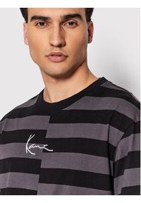 Karl Kani T-Shirt Small Signature Split Stripe 6033291 Szary Regular Fit. Kolor: szary. Materiał: bawełna #4