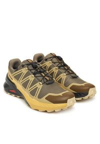 salomon - Salomon Buty do biegania Speedcross Peak Gore-Tex L47853100 Brązowy. Kolor: brązowy. Materiał: materiał. Technologia: Gore-Tex. Model: Salomon Speedcross #2