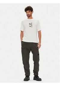 C.P. Company T-Shirt 19CMTS092A005100W Écru Regular Fit. Materiał: bawełna #4