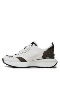MICHAEL Michael Kors Sneakersy Flynn Trainer 43S3FYFS7D Biały. Kolor: biały. Materiał: materiał #5