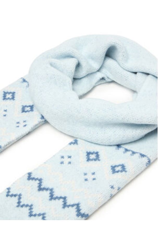 Guess Zestaw Szalik i Czapka W5PZ18 Z3LQ0 Niebieski Regular Fit. Kolor: niebieski. Materiał: materiał