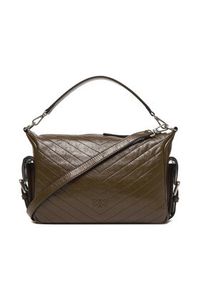 Pinko - PINKO Torebka Cargo Camera Bag Al 25-25 PLTT 105110 A2JC Brązowy. Kolor: brązowy. Materiał: skórzane #6
