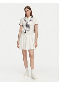 Tommy Jeans Sukienka codzienna Tommy Badge DW0DW22328 Biały Relaxed Fit. Okazja: na co dzień. Kolor: biały. Materiał: bawełna. Typ sukienki: proste. Styl: casual #5