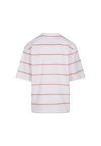 Urban Classics - Męska Koszulka Stripe Oversized T-shirt. Kolor: wielokolorowy, biały, różowy #2