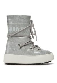 Moon Boot Śniegowce Jtrack Tube Glitter 34301000001 Srebrny. Kolor: srebrny