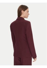 Maryley Marynarka 25IB139/43BU Bordowy Regular Fit. Kolor: czerwony. Materiał: syntetyk #3