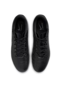 Buty piłkarskie męskie Nike Tiempo Legend 10 Academy FG. Kolor: czarny, zielony, wielokolorowy. Materiał: syntetyk, materiał. Szerokość cholewki: normalna. Sport: piłka nożna