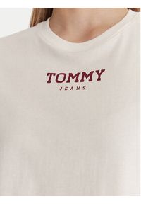 Tommy Jeans T-Shirt Essential DW0DW21842 Biały Regular Fit. Kolor: biały. Materiał: bawełna #5