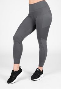 GORILLA WEAR - Monroe Leginsy - Szary. Kolor: szary. Sport: fitness