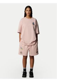 The North Face Szorty sportowe Unisex Mountain Cleanup NF0A8C2X Różowy Relaxed Fit. Kolor: różowy. Materiał: bawełna